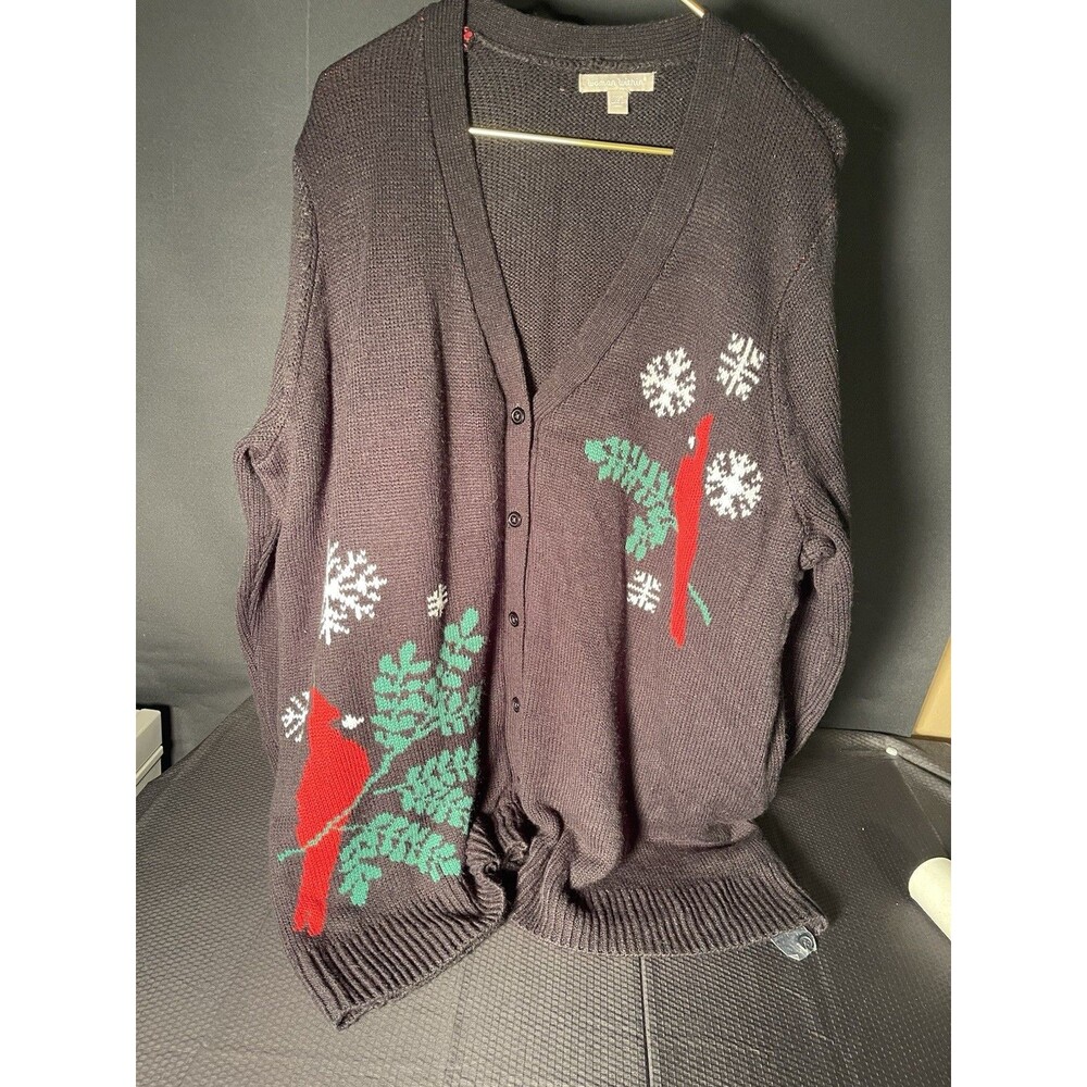 Woman Within Knit Christmas/Winter Vest Women’s Sz 22/24 #0102